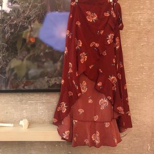 NWT showpo maxi wrap skirt